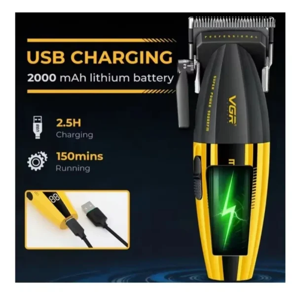 ماشین اصلاح موی حرفه‌ای VGR V-285 - تصویر 3