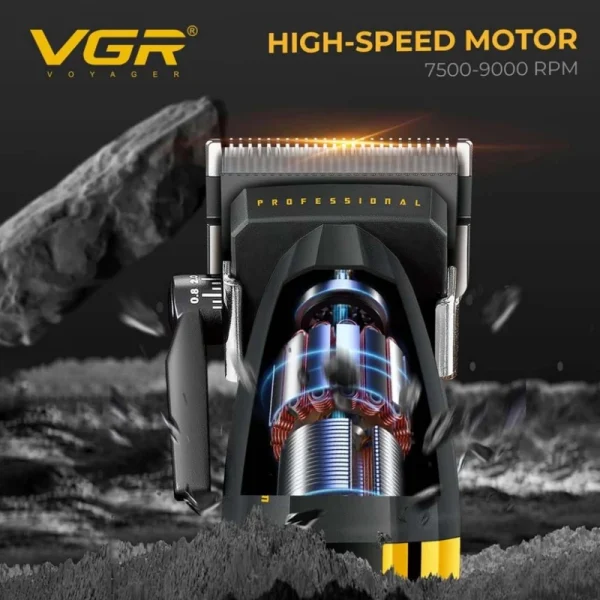 ماشین اصلاح موی حرفه‌ای VGR V-285 - تصویر 5