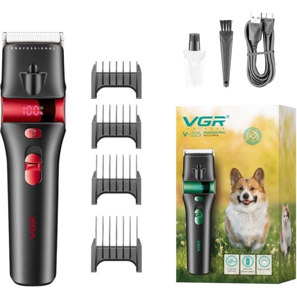 ماشین اصلاح موی حیوانات وی جی آر رنگ سبز مدل VGR V-225